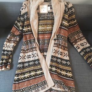 long open front sweater with toggle H&M L.O.G.G.